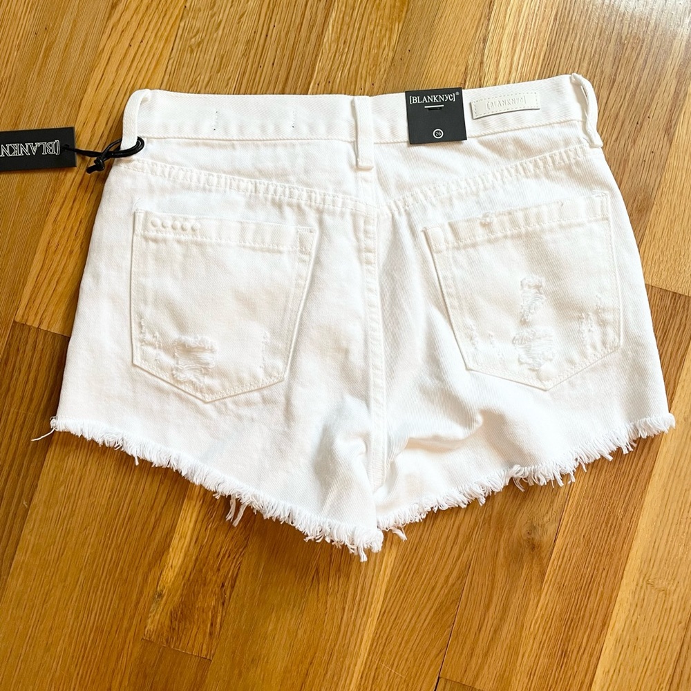 Hi Rise Rigid Distressed Shorts BlankNYC - Picture 11 of 12